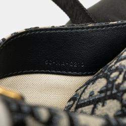 مملوكة مسبقًا Dior Blue Oblique Canvas Saddle Belt Bag