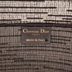 Pre Owned Dior Blue Large French Flag Book Tote