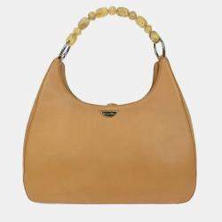Pre Owned Christian Dior Brown Leather Malice Handbag
