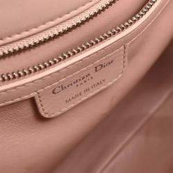 مملوكة مسبقًا Christian Dior Light Pink Leather Demi Lune Handbag