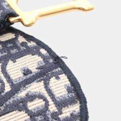 مملوكة مسبقًا حقيبة حزام ديور سادل كانفاس جلدية