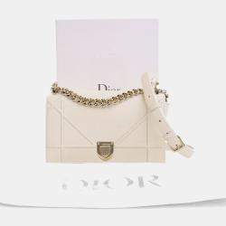 مملوكة مسبقًا Dior Small Grained Calfskin Diorama Flap Bag