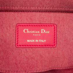 مملوكة مسبقًا Dior Pink Medium Denim Macrocannage Lady D Joy