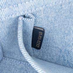 Pre Owned حقيبة ديور ليدي دي جوي قنب أزرق متوسط دنيم عريضة