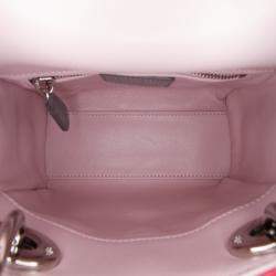 مملوكة مسبقًا Dior Pink Mini Tricolor Lambskin Cannage Lady Dior