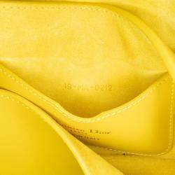 Pre Owned Dior Yellow Calfskin Bobby East West Crossbody