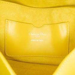Pre Owned Dior Yellow Calfskin Bobby East West Crossbody
