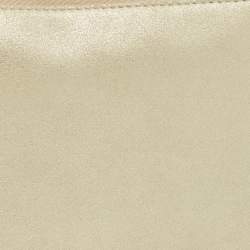 Pre Owned حقيبة ديور بحمالة سلسلة جلد لماعة ذهبية