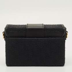 مملوكة مسبقًا حقيبة بوكس ديور 30 مونتين جلد أزرق بحري