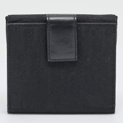 مملوكة مسبقًا محفظة ديور فرنسية نايلون أوبليك سوداء