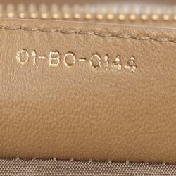 Pre Owned حقيبة يد توتس ديور سوفت ليدي ديور جلد كاناج أزرق كبيرة