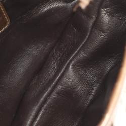 مملوكة مسبقًا Dior Saddle Beige Patent Leather and Python Leather Saddle Bag