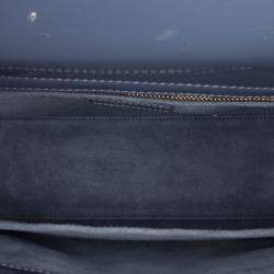 مملوكة مسبقًا Dior Blue Medium Patent Cannage Lady Dior