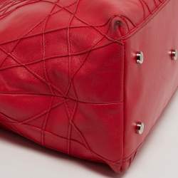 Pre Owned حقيبة يد توتس ديور غرانفيل جلد كاناج أحمر