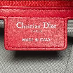 Pre Owned حقيبة يد توتس ديور غرانفيل جلد كاناج أحمر