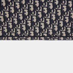 Pre Owned حقيبة يد ديور بوك توت قماش زرقاء كبيرة