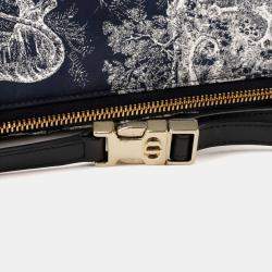 Pre Owned Dior Travel Nomad Medium Blue Pouch