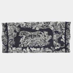 مملوكة مسبقًا Dior Book Tote Medium Blue Canvas Tote Bag