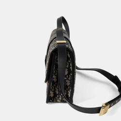 مملوكة مسبقًا Dior Montaigne Blue Leather Crossbody Bag