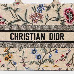 Pre Owned Dior Book Tote Medium Canvas Tote Bag