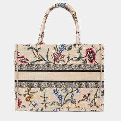 Pre Owned Dior Book Tote Medium Canvas Tote Bag