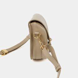 مملوكة مسبقًا Dior Bobby Medium Beige Leather Shoulder Bag