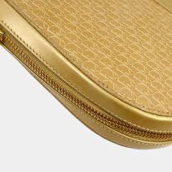 Pre Owned Christian Dior Beige Suede Trotter Handbag