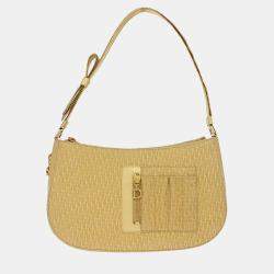 مملوكة مسبقًا Christian Dior Beige Suede Trotter Handbag