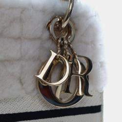 Pre Owned حقيبة كريستيان ديور متوسطة شيرلينغ ليدي دي-لايت