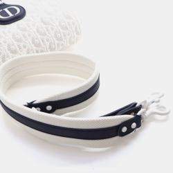 Pre Owned Christian Dior Medium White Calfskin Bobby