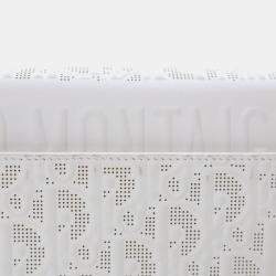 Pre Owned Christian Dior Medium White Calfskin Bobby