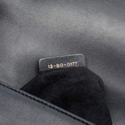 Pre Owned حقيبة كروس ديور سوداء متوسطة مرصعة جلد الحمل ديوراما