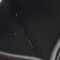 Pre Owned Dior Black Oblique Canvas and Leather Card Holder