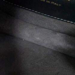 Pre Owned حقيبة كتف إطار بوبي جلد أسود ديور حجم متوسط