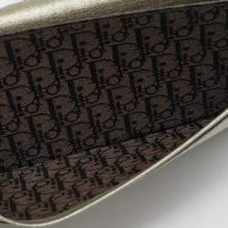 مملوكة مسبقًا Dior D Flap Grey Leather Continental Wallet