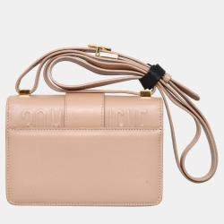 Pre Owned حقيبة مونتيجن بوكس جلد بيج ميكرو ديور