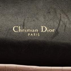 Pre Owned Dior Miss Dior Chain Black Cannage Leather Flap Bag