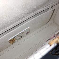 Pre Owned حقيبة ديور ليدي دي جوي جلد متعدد الألوان صغيرة