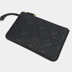 مملوكة مسبقًا Dior Black Leather Toujours Medium