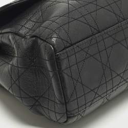 مملوكة مسبقًا Dior Diorling Small Black Leather Shoulder Bag