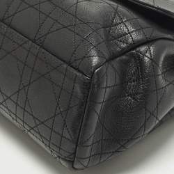 مملوكة مسبقًا Dior Diorling Small Black Leather Shoulder Bag