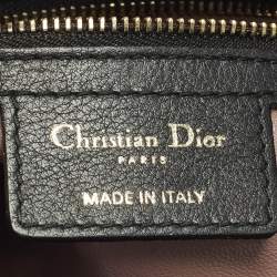 مملوكة مسبقًا Dior Diorling Small Black Leather Shoulder Bag