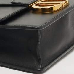 مملوكة مسبقًا Dior 30 Montaigne Black Leather Shoulder Bag