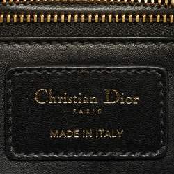 مملوكة مسبقًا Dior 30 Montaigne Black Leather Shoulder Bag