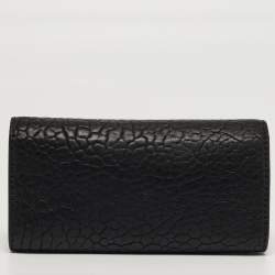 Pre Owned Dior J'Adior Croisiere Black Leather Wallet On Chain