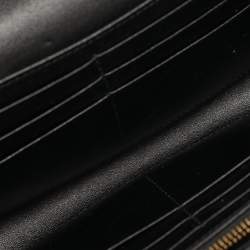 Pre Owned Dior J'Adior Croisiere Black Leather Wallet On Chain