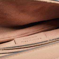 Pre Owned Dior Saddle Old Rose Leather Shoulder Bag