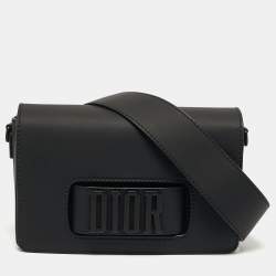 مملوكة مسبقًا Dior Dio(r)evolution Black Ultra Matte Leather Flap Bag