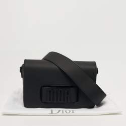 مملوكة مسبقًا Dior Dio(r)evolution Black Ultra Matte Leather Flap Bag