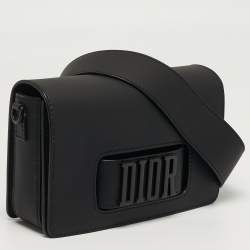 مملوكة مسبقًا Dior Dio(r)evolution Black Ultra Matte Leather Flap Bag